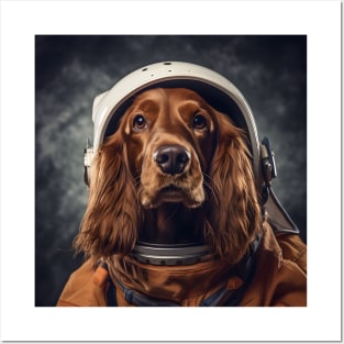 Astro Dog - Irish Setter Posters and Art